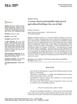 A census-based sustainability indicator of agricultural holdings: the case of Italy