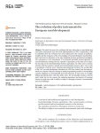 The evolution of policy instruments for European rural development