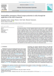 Sustainability assessment of blood orange production in sicily through the application of the SAFA framework