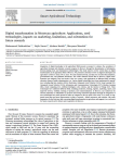 Digital transformation in Moroccan agriculture: applications, used technologies, impacts on marketing, limitations, and orientations for future research