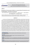 Rationale of government policies on agricultural productivity and sustainability: a European perspective