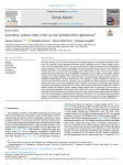 Agrivoltaic systems: state of the art and potential field applications