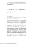 Do agricultural exports mitigate the impacts of carbon emissions in T&uuml;rkiye?