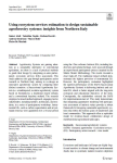 Using ecosystem services estimation to design sustainable agroforestry systems: insights from Northern Italy