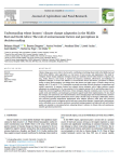 Understanding wheat farmers' climate change adaptation in the Middle East and North Africa: the role of socioeconomic factors and perceptions in decision-making