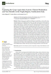Exploring the grape agrivoltaic system: climate modulation and vine benefits in the Puglia Region, Southeastern Italy
