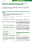 How to intensify collaboration in a participatory modelling process to collectively design and evaluate new farming systems