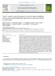 "Nexus" analysis using participatory system dynamics modelling and agro-hydrological modelling: hints from an agricultural basin in Central Italy