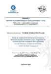 Etude du m&eacute;tabolisme territorial et prospective territoriale de deux territoires ruraux malgaches en contexte de forte croissance d&eacute;mographique