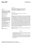 The role and challenges of women in agriculture: a bibliometric review