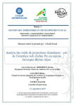 Analyse des outils de projections climatiques