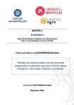 Building the data foundation for the economic assessment of pollination services in the European framework: case study of Nestos municipality