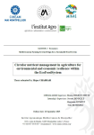 Circular nutrient management in agriculture for environmental and economic resilience within the EcoFoodSystem