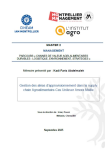 Gestion des al&eacute;as dapprovisionnement dans la supply chain agroalimentaire - Cas Unilever Amora Maille
