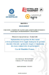 Optimisation de la gestion des flux amont et de la performance de la supply chain pour les produits chocolat et biscuits