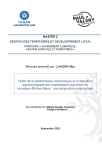 Etude de la performance &eacute;conomique et la transition agro&eacute;cologique des exploitations agricoles en Auvergne-Rh&ocirc;ne-Alpes