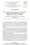 Knowledge and information for a sustainable and innovative agri-food system: insights from research and policy