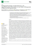 Traditional knowledge, gendered practices, and agro-biodiversity conservation: a case study of pomegranate in Moroccan pre-saharan oases