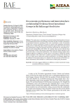 Do economic performance and innovation have a relationship? Evidence from Operational Groups in the Italian agri-food sector