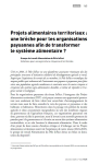 Projets alimentaires territoriaux&nbsp;: une br&egrave;che pour les organisations paysannes afin de transformer le syst&egrave;me alimentaire&nbsp;?