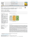 Context-sensitive agricultural sustainability assessment: a systematic review of frameworks and local adaptation criteria