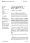 Prioritizing sustainability in Tunisia's dairy sector: a Delphi-AHP framework for indicators and actors