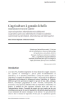 L'agriculture &agrave; grande &eacute;chelle