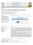 Growth and impending decline in groundwater dependent agriculture: exploration of sustainability policies through participatory modeling