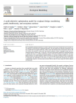 A multi-objective optimization model for cropland design considering profit, biodiversity, and ecosystem services