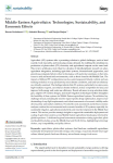 Middle Eastern agrivoltaics: technologies, sustainability, and economic effects