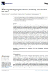 Modeling and mapping the climatic suitability for viticulture in Greece