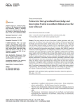 Policies for the Agricultural Knowledge and Innovation System in southern Italian areas: the state of the art