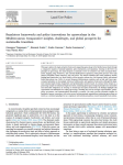 Regulatory frameworks and policy innovations for agroecology in the Mediterranean: comparative insights, challenges, and global prospects for sustainable transition