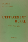 L'effacement rural