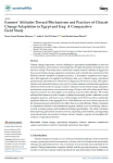 Farmers' attitudes toward mechanisms and practices of climate change adaptation in Egypt and Iraq: a comparative field study