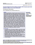 Assessing alignment of local climate strategies with European green deal priorities: evidence from small settlements