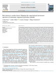 Risk sharing or market shares? Mapping the organisational governance spectrum of community supported agriculture globally