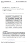 Desertification in irrigated areas in Mediterranean environments, case of Tadla's irrigated perimeter