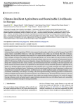 Climate-resilient agriculture and sustainable livelihoods in Europe
