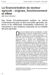 La financiarisation du secteur agricole : origines, fonctionnement et effets