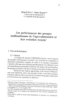 Les performances des groupes multinationaux de l'agroalimentaire et leur &eacute;volution r&eacute;cente