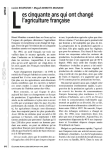 L'agriculture et les agriculteurs fran&ccedil;ais