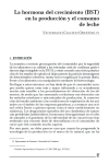 La hormona del crecimiento (BST) en la producci&oacute;n y el consumo de leche