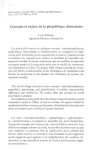 Concepts et enjeux de la g&eacute;opolitique alimentaire