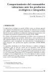 Comportamiento del consumidor valenciano ante los productos ecol&oacute;gicos e integrados