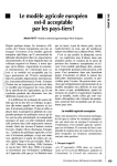 Le mod&egrave;le agricole europ&eacute;en est-il acceptable par les pays tiers ?