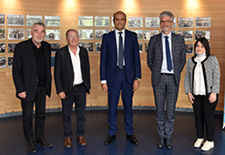 Visite du Consul d&rsquo;Algérie, M. Chaouki Chemmam