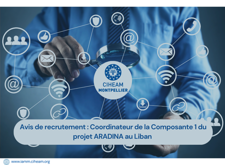 Avis de recrutement : Coordinateur de la Composante 1 du projet ARADINA au Liban